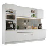 Cocina Integral Glamy 3.10 Metros 02 Blanco