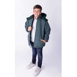 Campera De Niño Escolar Con Interior De Polar