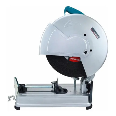 Cortadora De Metales Makita 2414nb 14 PuLG. 355mm 2000w Corte Rápido Preciso Tubo Perfil Varilla Taller Construcción Herrería Motor Potente Seguridad Ergonomía Disco Abrasivo Turquesa