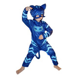 Cosplay Pj Masks Catboy Gekko Traje Halloween Disfraz Niños