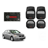 Tapetes 3d Charola Logo Nissan Sentra 2007 - 2010 2011 2012