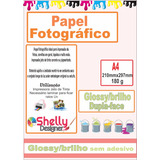 Papel Fotográfico Glossy  Dupla Face 180g 20 Fls