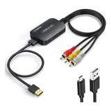 Viagkiki Convertidor Hdmi A Rca, Adaptador Hdmi A Rca, Hdmi 