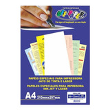 Papel Opaline A4 210x297mm 180g 50 Folhas Off Paper Cor Branco