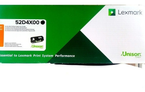 Tóner Lexmark 52d4x00 Negro, 45.000 Páginas