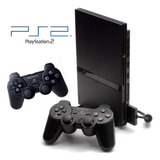 Sony Playstation 2 Slim  Semi-novo Completo (não Roda Cd)