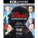 4k Ultra Hd + Blu-ray The Alfred Hitchcock Classics Collection / 4 Films