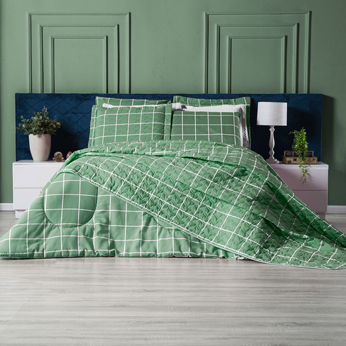 Cobre Leito Classic Para Cama King 2 80 X 2 50 Algodão 3 Pçs