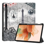 Funda Para Samsung Tab S7 Fe T736 12.4 S7 Lite 2021 Tower