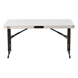 Mesa Plegable Con Ajuste De Altura Lifetime 122cm De Largo