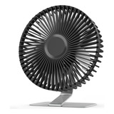 Ventilador De Mesa Slenpet, Usb, 15cm, 4 Vel, Color Plateado