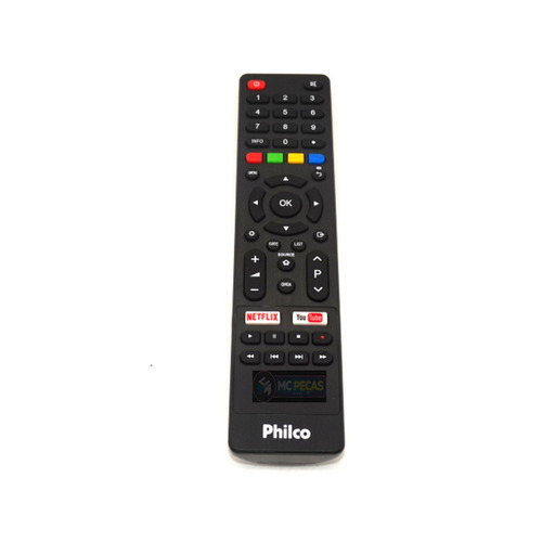 Controle Remoto Smart Tv 4k Philco Britania Netflix E Youtub