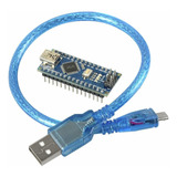 Nano V3.0 Atmega328p Ch340g Com Cabo Usb - Realengo