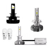 Kit Led Philips H7 + H1 + T10 + Cinoy H3 