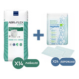 Pack Pañal Calzón Pull Up Abriflex Xs+ 24 Esponjas Jabonosas