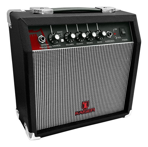 Amplificador Para Guitarra 6.5'' 20w Rms Con Boost Color Negro