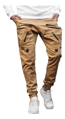 Pantalones Cargo Con Bolsillo Streetwear Joggers Hip Hop