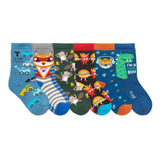 Pack X 6 Pares Medias Termicas De Niño T 0-1-2 Floyd Art 55