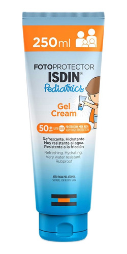 Bloqueador Solar Isdin Niños Y Bebé Fps50 Gel Crema 250 Ml.