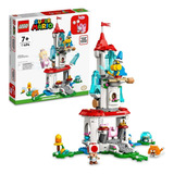 Kit Lego Super Mario Torre De Hielo Y Traje De Peach Felina Cantidad De Piezas 494