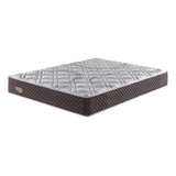 Cama Box Base King + Colchão Ecoflex Molas Ensacadas 193 Cor Corino Marrom