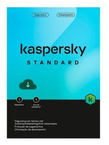 Kaspersky Antivírus Standard Brazilian 1 Dispositivo Dowload