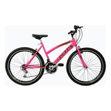 Bicicleta Niña Rin 24 Doble Pared 18 Cambios Color Rosa