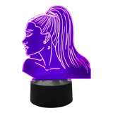 3d Luz De Noche Cantante Ariana Grande Regalo For Los Fans