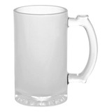 5 Tarros Cerveceros Frosted Sublimacion 16 Oz 16cm Color Blanco