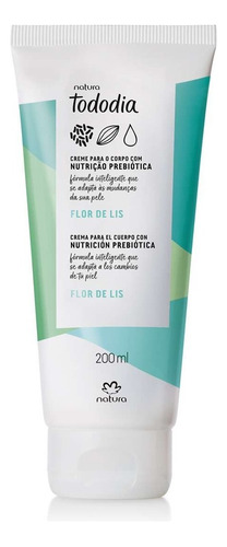  Crema Hidratante Corporal Flor De Lis 200ml Tododía Natura