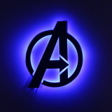 Cuadro Led Avengers Marvel / 12v / Dimmer / 40x40cm