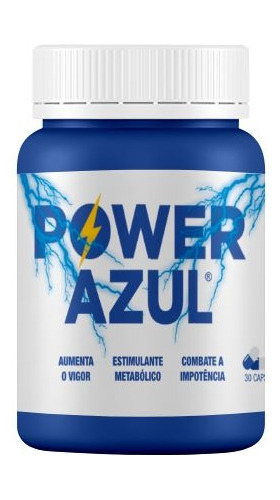 Power Azul - Pote 30 Cáps - 100% Natural