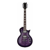 Guitarra Elétrica Ltd Ec Series Ec-256 De  Bordo/mogno See-thru Purple Sunburst Com Diapasão De Jatobá Assado