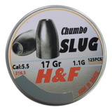 Chumbinho Slug 5.5mm Ponta Oca Vários Tamanhos