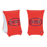 Flotador Brazo Intex Naranja 30x15cm Piscina 59641