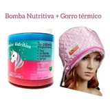 Bomba Nutritiva - Crema Masaje 650ml + Gorro Térmico 