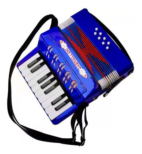 Acordeon Fabuloso Profesional Con Botones Y Teclas Toca  Wow