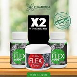 2 Kukaflex Verde 30 Tabs +1 Crema Kukaflex 100% Original