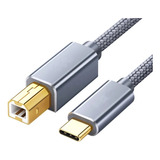 Cable Usb Tipo C A Usb B 2.0 Impresora/mac Air M1/m2 - 1.0m