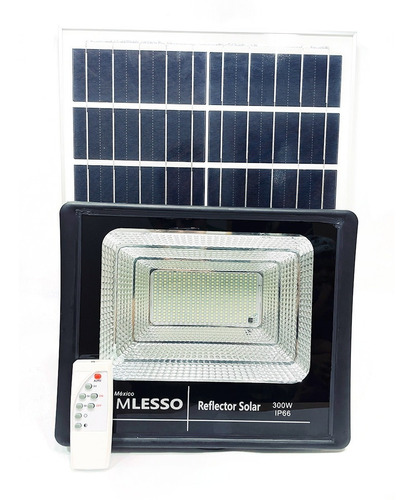 2 Reflector Led Recargable 300w Panel Solar Independiente