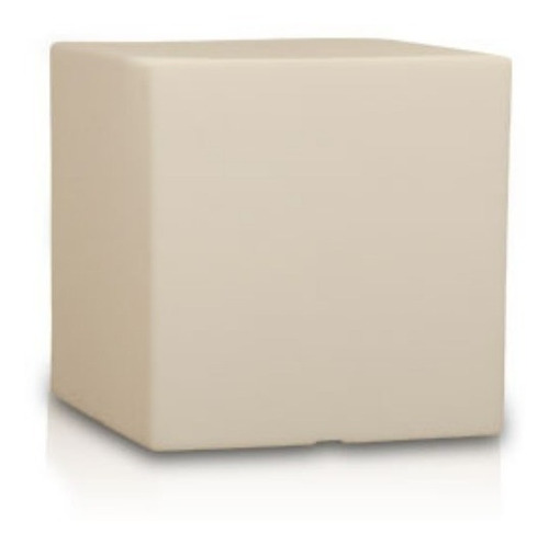 Puff Cubo Cerrado Plástico Jardín Decoración 40 X 40 Rayun