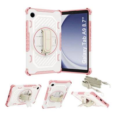 Funda Para Samsung Galaxy Tab A9 8.7 Sm X110 X115 X117 Rosa Rosa Claro