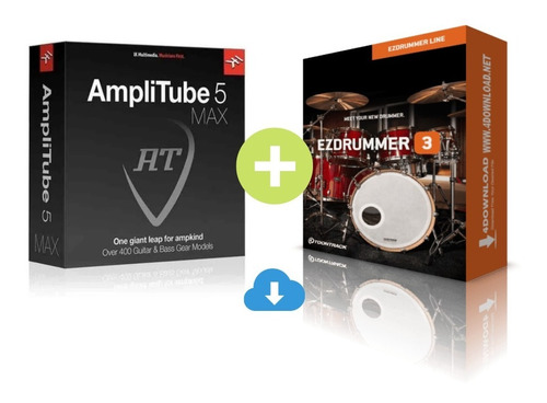 Amplitube 5 Max + Ezdrummer3 + Presets Surreais Bogner Ecsta