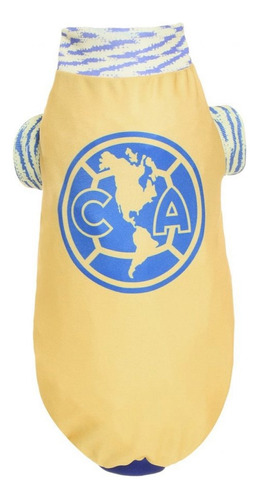 Playera Club América Para Mascotas Local Talla 8