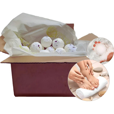 Bombas Efervescentes Pedicura Spa 50 Pzs 70g Starla® Lavanda