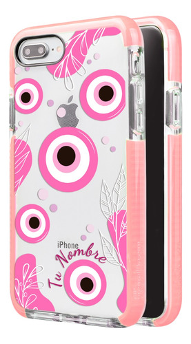 Funda Para iPhone Ojo Turco Nazar Rosa Personalizado Nombre