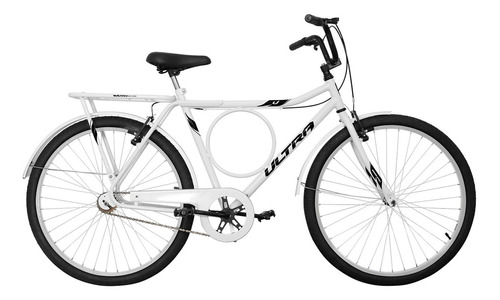 Bicicleta Stronger Line Aro 26 Ultra Bikes Urbana Retro Cor Branco