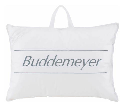 Travesseiro Buddemeyer Eco Pluma Antialérgico Percal 50x90cm