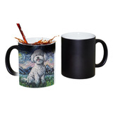 Taza Magica Perro Perrito Dog Caniche Temosensible Frio Calo