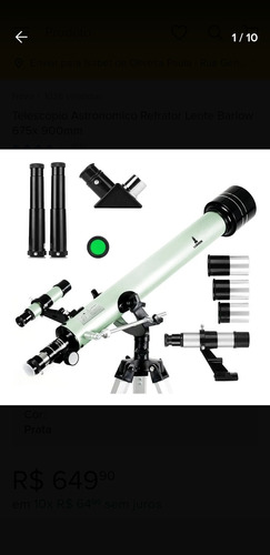 Telescópio Astronômico Refrator